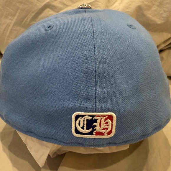 Brand New CH Chrome Hearts Love You Fitted Blue Mens Hat Size 7 5/8 - Picture 5 of 7